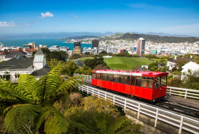 Wellington Cable Car, view from above