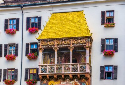 The Goldenes Dachl (Golden Roof) in centre of Innsbruck